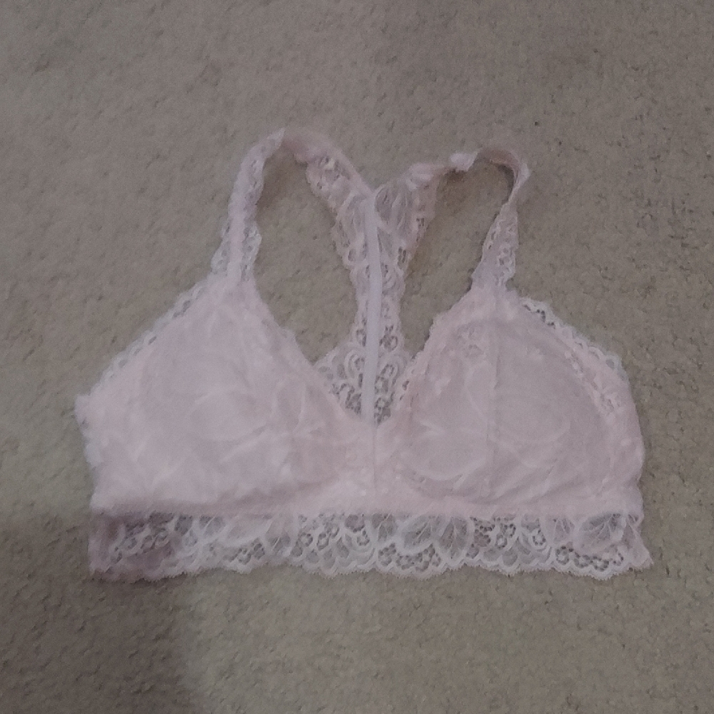 Auden Light Pink Lace Bralette